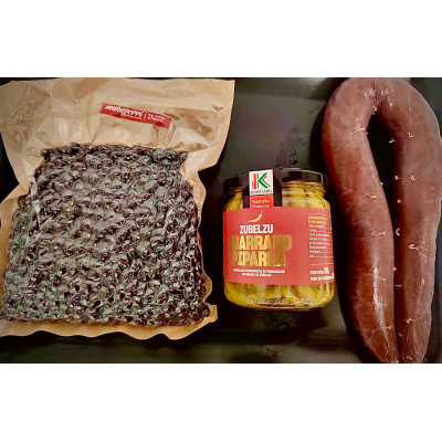 Alubia, Morcilla y Guindilla