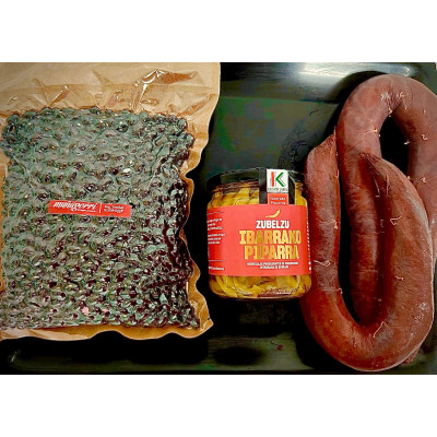 Alubia, Morcilla y Guindilla